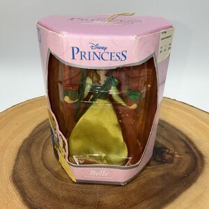 Vintage Enesco Disney Princess Belle Holiday Christmas Ornament NEW